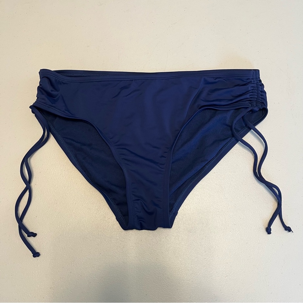 Apt. 9 Deep Blue Swimwear Bikini Bottoms Size M